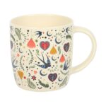 Mug Crème & Motif Floral Enchanté – Image 3