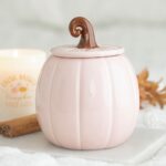 Brûle-Parfum Citrouille Rose – Douceur d’Automne & Ambiance Enchantée