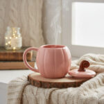 Mug Citrouille Rose – Douceur d’Automne & Touche Gourmande – Image 2