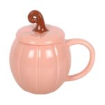 Mug Citrouille Rose – Douceur d’Automne & Touche Gourmande – Image 3