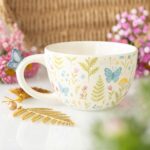 Tasse à motif floral Luna Bloom avec papillon