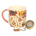 Mug Automnal & Infuseur Feuille – Le Duo Parfait pour des Pauses Thé Enveloppantes – Image 2